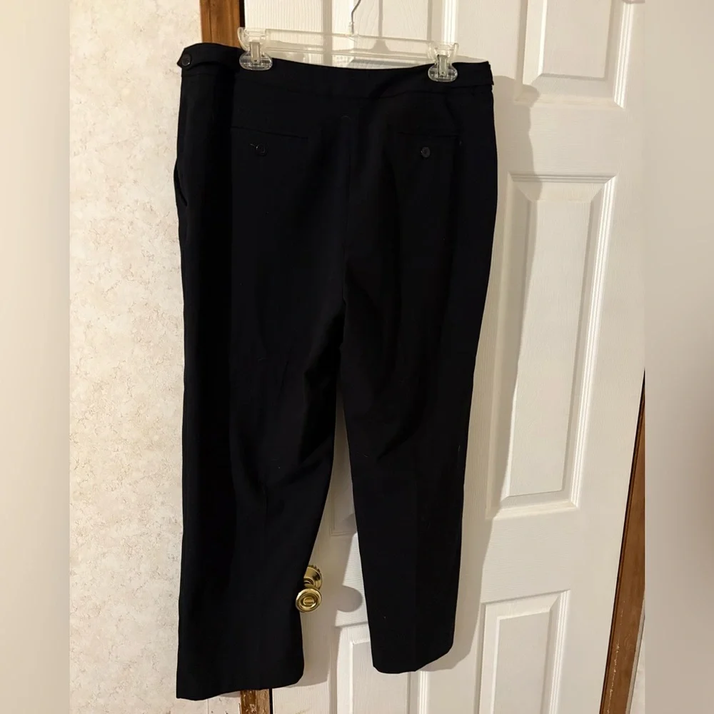 Emma James Classic Black Women's Trousers size 14 Petite like new. - Picture 4 of 4